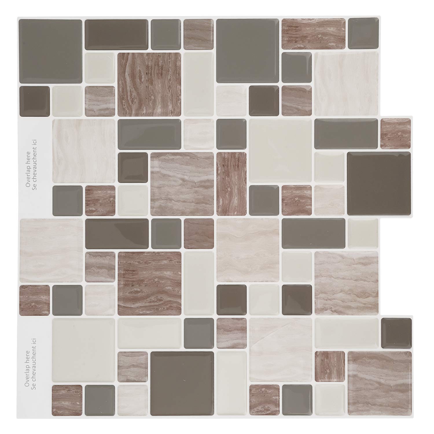 Buy CozyWallz Kitchen Backsplash Peel and Stick, and Bathroom, Laundry