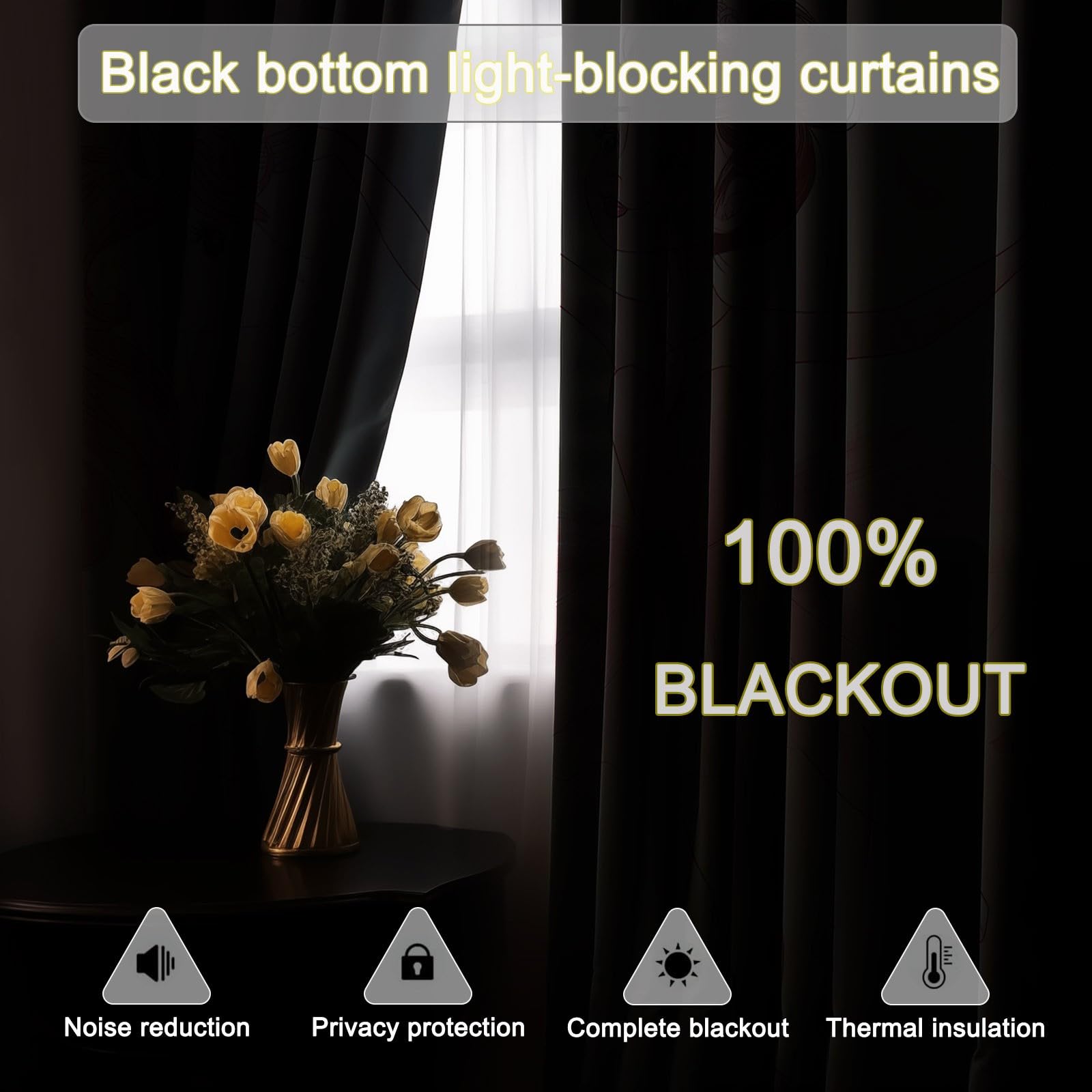 Rideau Occultant Fantaisie 2 Pièces L140×H260 cm, Motif Licorne Ballerine Fleur, Rideau Thermique Isolant Anti Chaleur à Oeillets Isolation Lumiere Anti UV Decoration, Chambre De Bébé Chambre De Fille