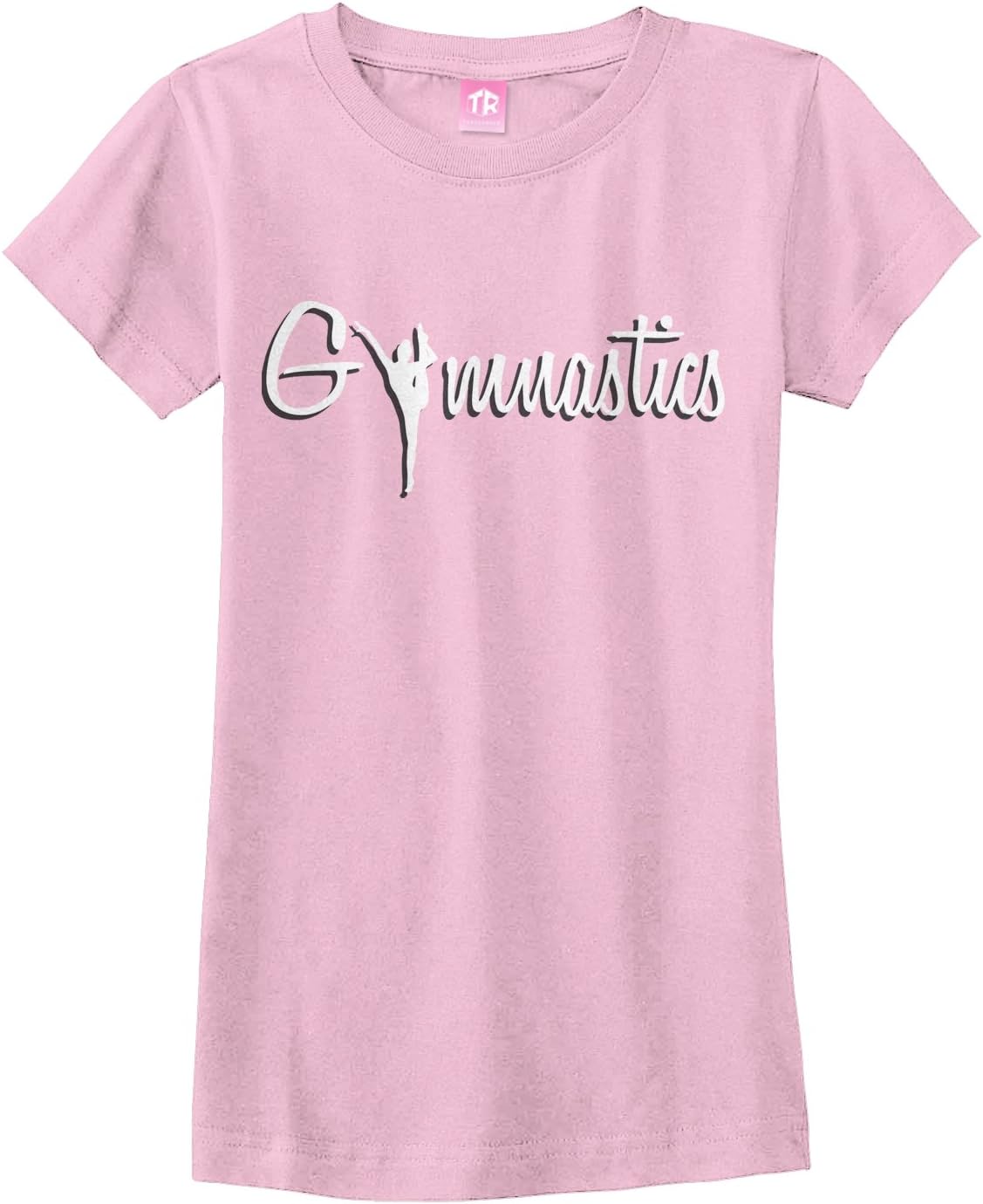 Threadrock Big Girls' Gymnastics Fitted T-Shirt