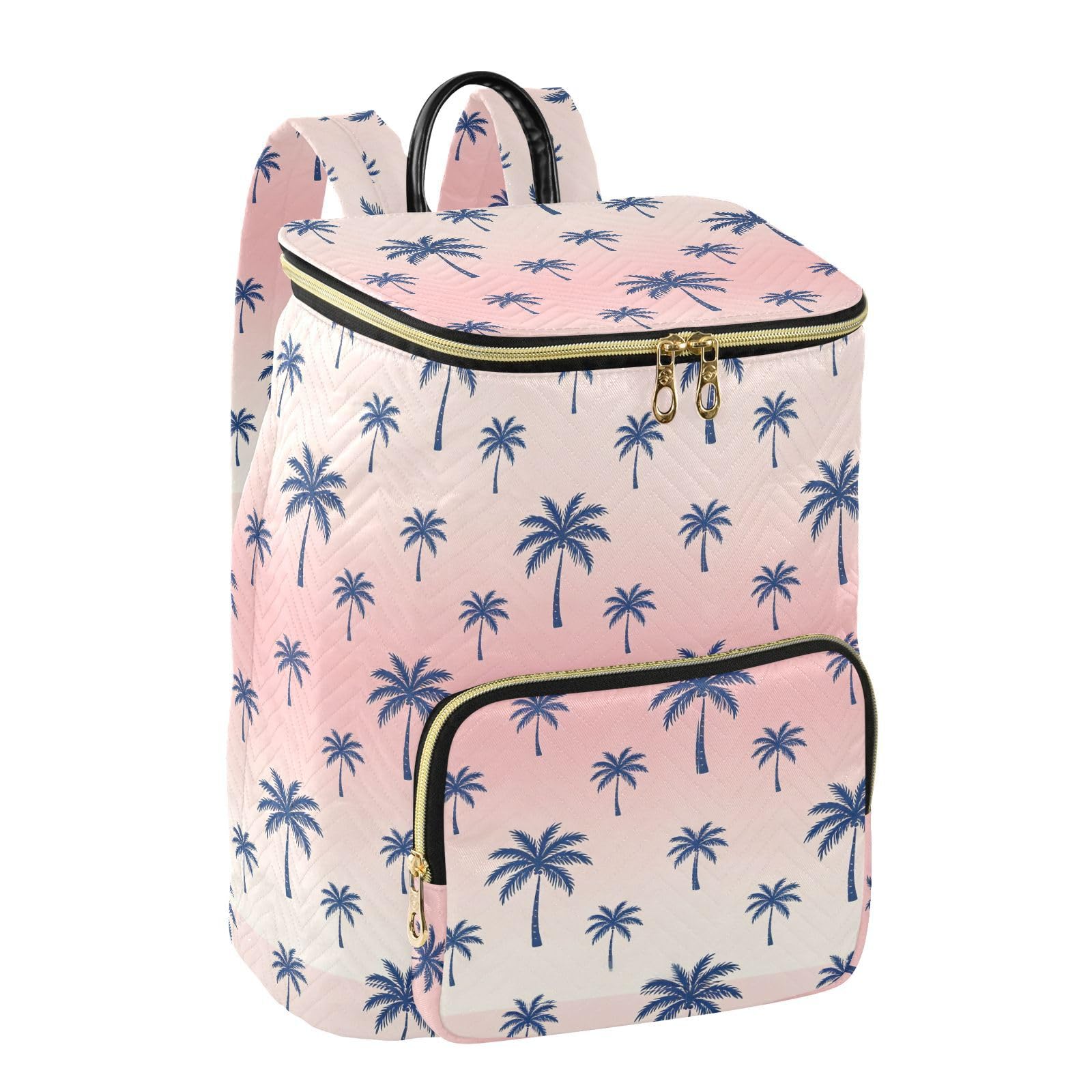 Zaino da donna, 15 l, alla moda, morbido, leggero, adatto a tutti gli abbinamenti | Materiale trapuntato antiusura forma flessibile multi cerniera stoccaggio per le signore viaggio sport gite quotidiane