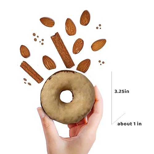 Miniatura 6 de PLANET BAKE Donas veganas, sin gluten, sin azúcar, sin soja, donas húmedas y deliciosas envueltas individualmente para aperitivos saludables sobre