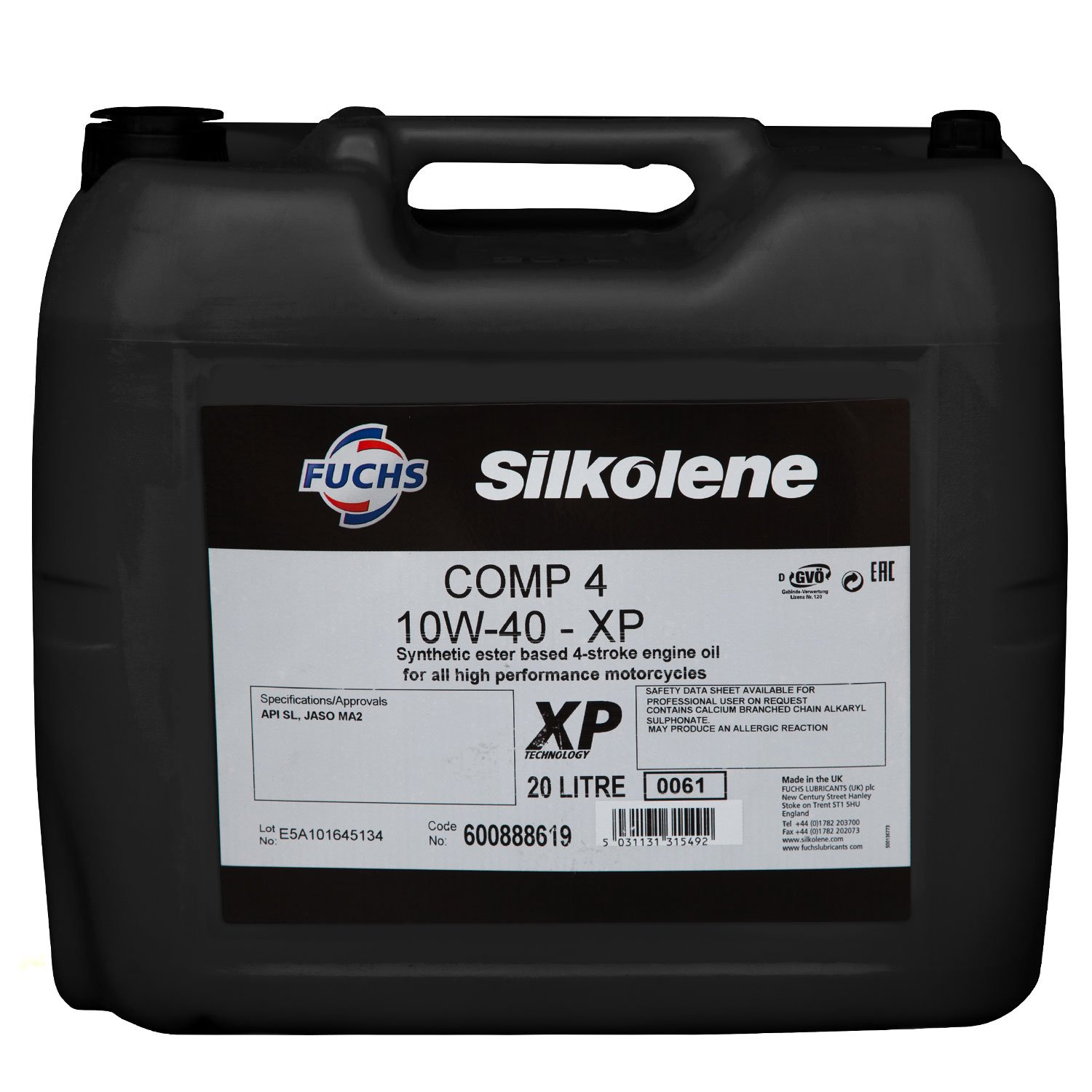 Amazon | FUCHS(フックス)Silkolene Comp 4 XP 10W40 20L SIL888619