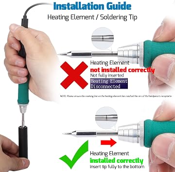 WEP C235 Type-I Cartridge Soldering Tip ONLY Compatible with WEP 982-VI and WEP 928D-IV Soldering Iron