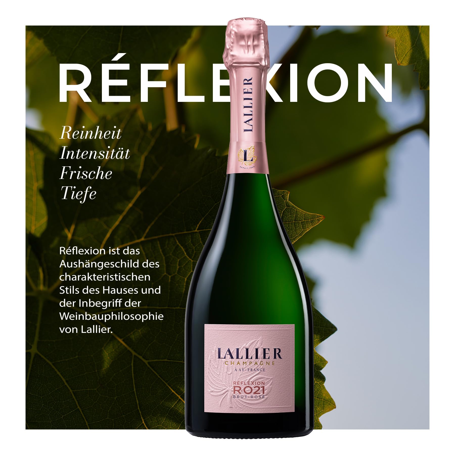 Amazon.co.jp: ラリエ R.021 ロゼ 750ml［ブリュット NV シャンパン