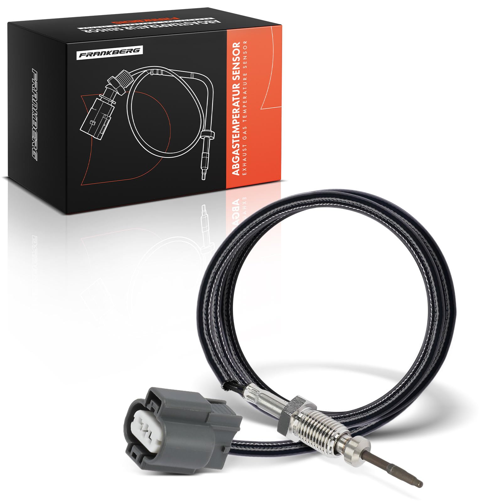 Frankberg Sensor de temperatura de gases de escape | 1587A013; Compatible con: Pajero IV V8W V9W , Pajero IV Furgoneta V8 V8V V9, Pajero Claseic V2W V6W V7W