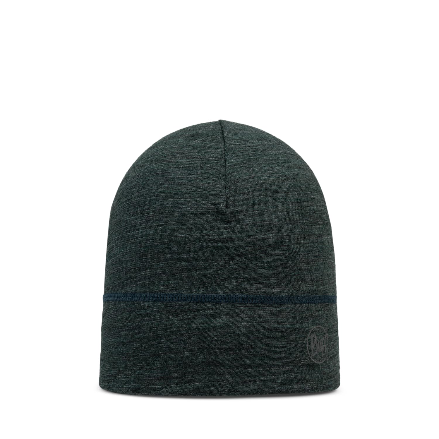 Buff| Merino Lightweight Beanie Man Woman Adult, Multifunctional 100% Merino Wool Scarf, Trekking, Outdoor, Sustainable, Slim fit, One Size, Green