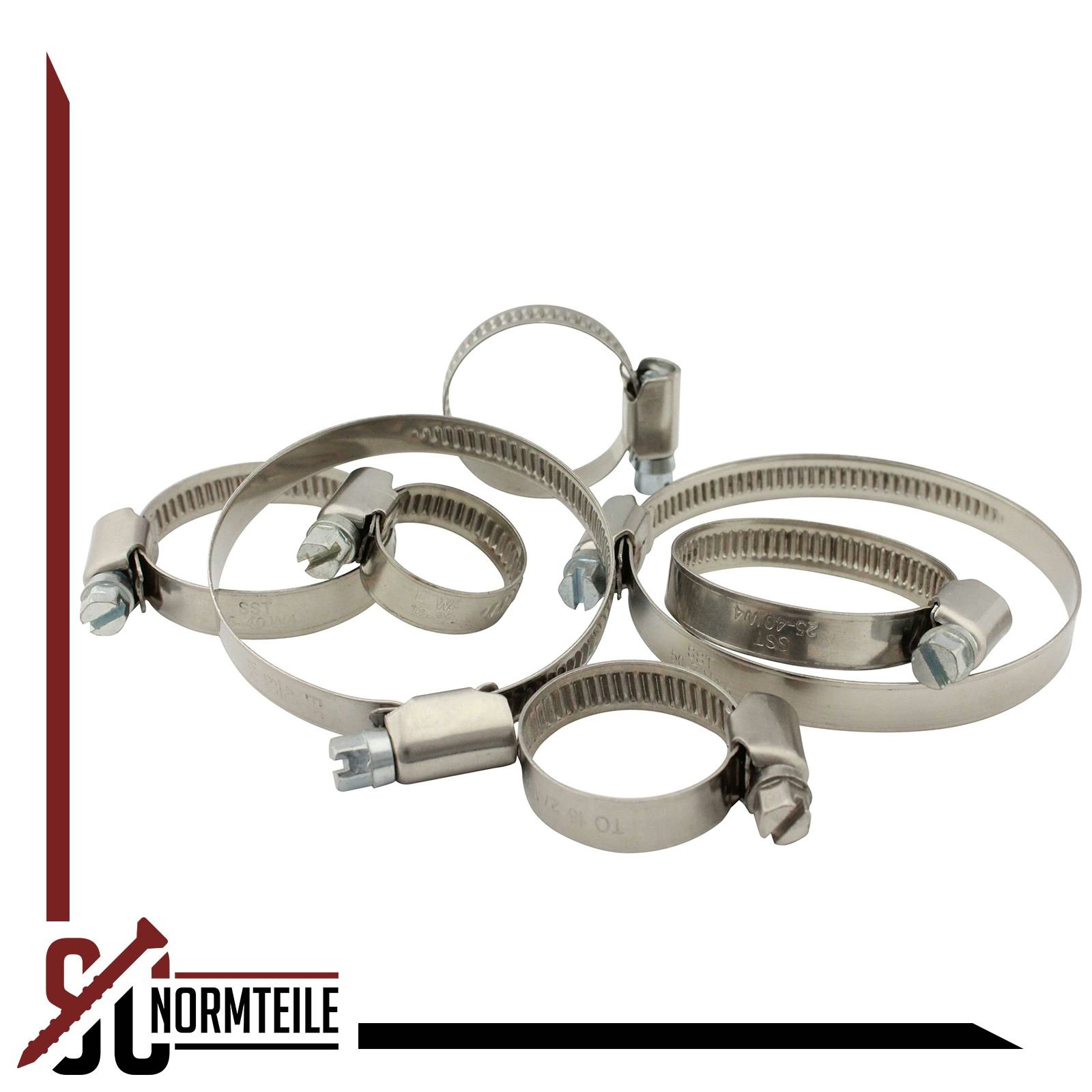 Confezione Da 20 Fascette Stringitubo In Acciaio Inossidabile 304, Resistenti Alla Corrosione Riutilizzabili Tipo R 6 Mm 88456641