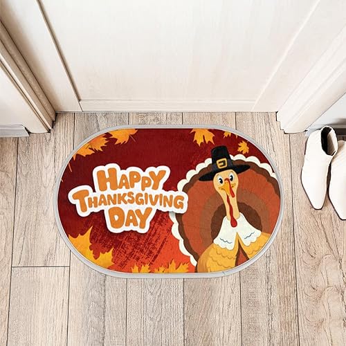 Miniatura 3 de Thanksgiving Maple Turkey Bathroom Rugs Bath Mat 15.7x23.6 in Extra Soft Shaggy Memory Foam Shower Rug Non Slip Absorbent Throw Rugs Machine