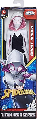 TOGETIC Marvel Spider-Man Into The Spider-Verse Titan Series Gwen Figura de acción de 12 pulgadas