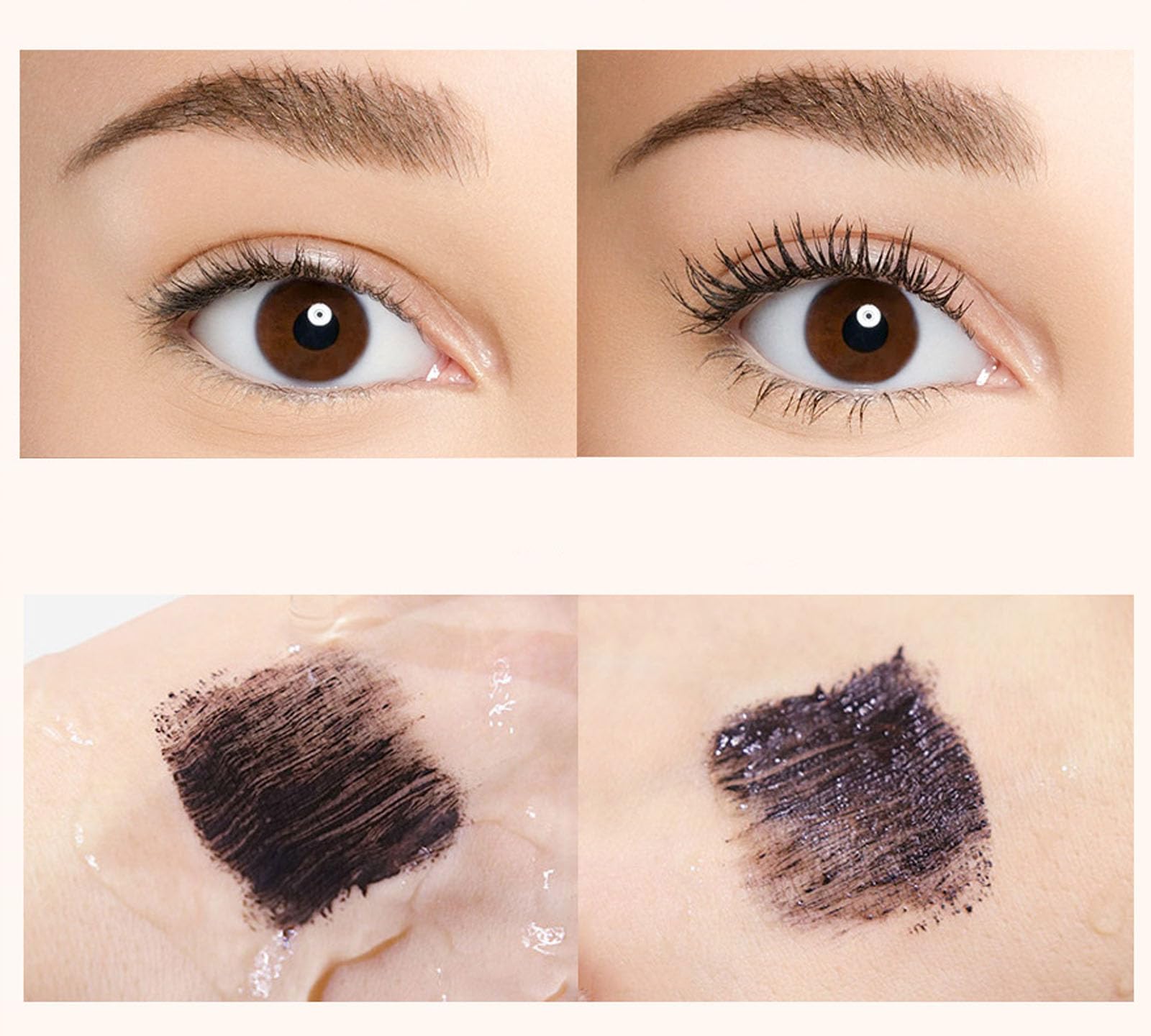Mascara Allungante, Allungante E Volumizzante, Mascara Nero, A Lunga Tenuta E a Prova Di Sbavature, Ciglia Piene E Raffinate