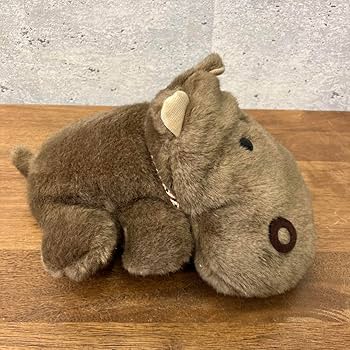 Amazon.co.jp: 昭和レトロ カバ 寝そべりカバ 動物 アニマル