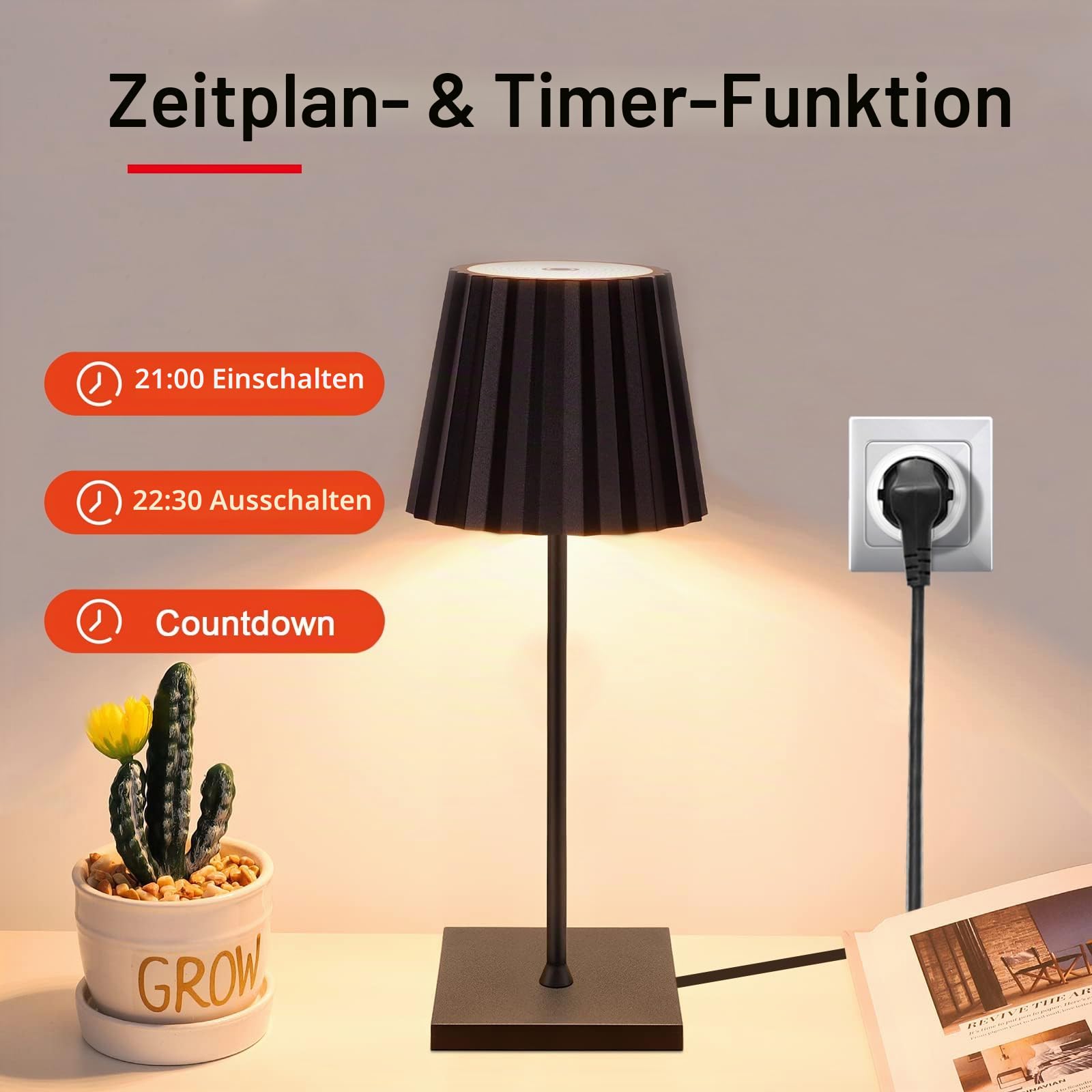 ZigBee Smart Steckdos e, Alexa Steckdose mit Strommessung und App Fernbedienung 16A, Smart Home Steckdose mit Timer Funktion kompatibel mit Alexa/Google Home, Sprachsteuerung. Hub Erforderlich