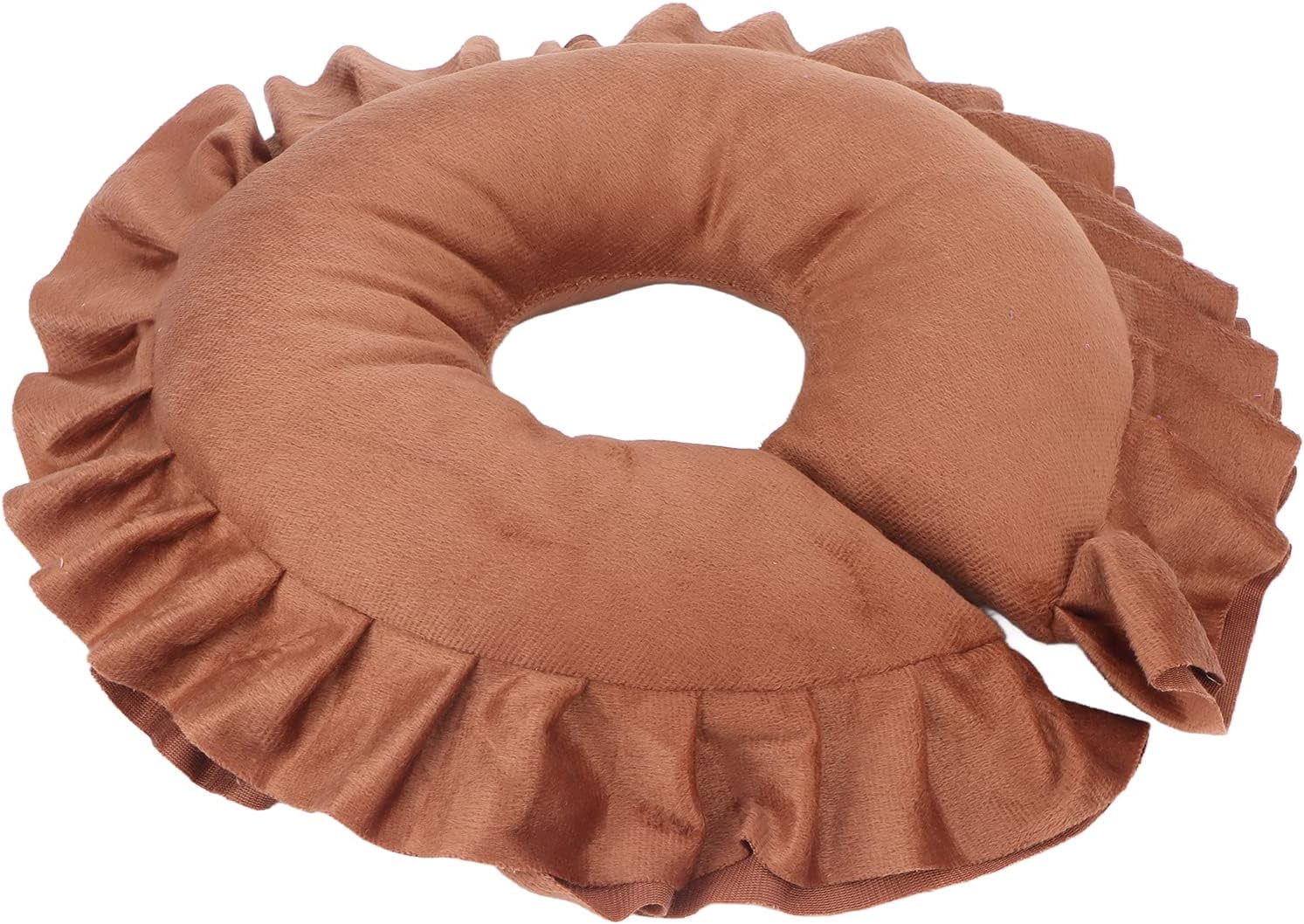 Naroote Spa Salon Face Cushion, Multipurpose Breathable 360 U Shaped Neck Cushion for Massage Traveling