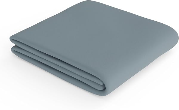 Amazon Basics Lenzuolo con angoli Matrimoniale, 180 x 200 x 30 cm, in 100% Microfibra con altezza da 30cm, Blu Spa - 3