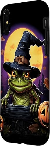 Miniatura 8 de Funda para disfraz de Halloween con sombrero de bruja de rana para iPhone 11