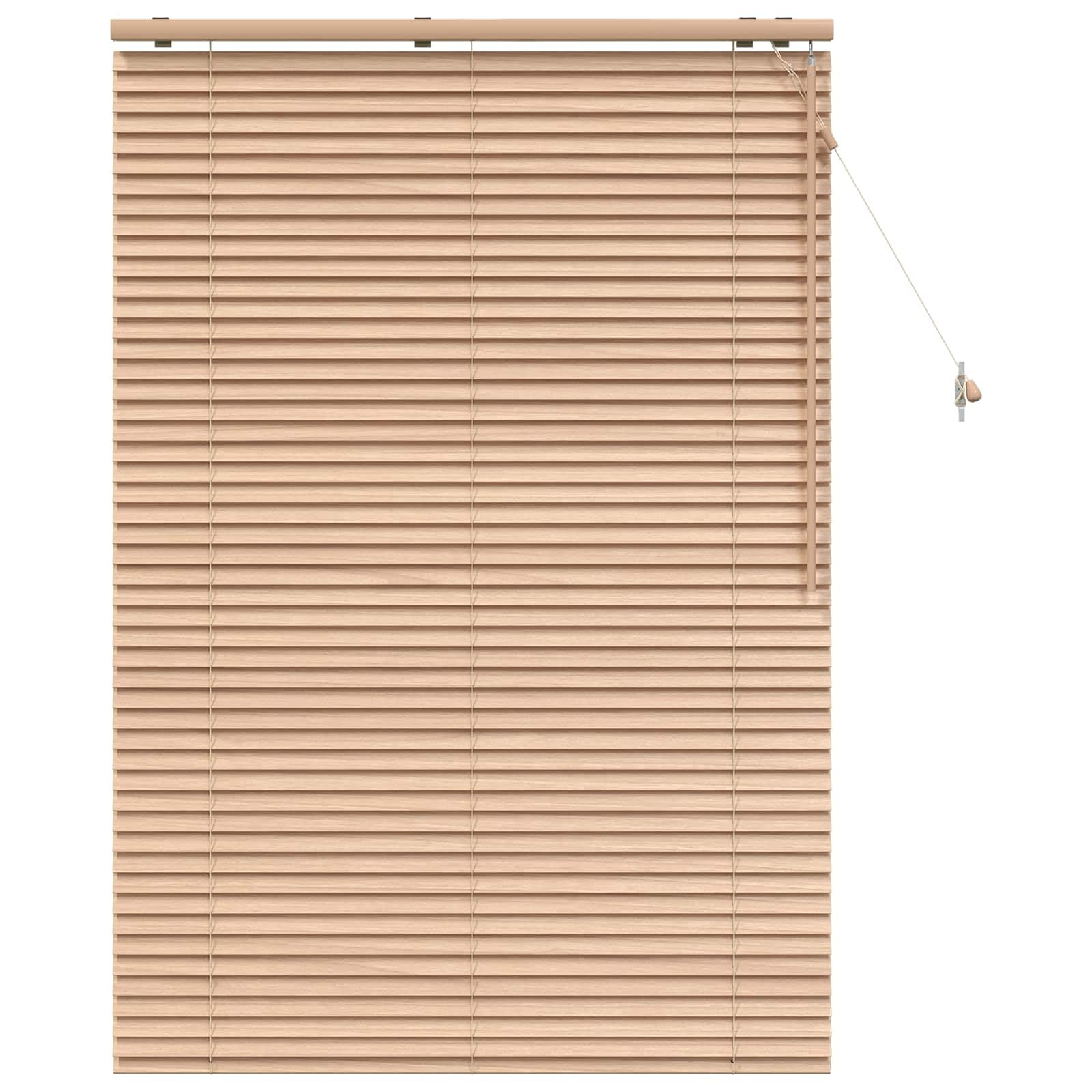 Persiana de madera Paulownia 100x160 cm con listones de 35 mm ajustables para salón