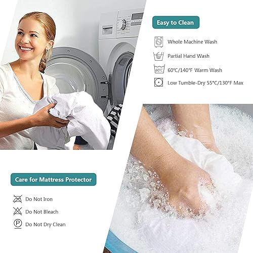 Miniatura 6 de Juego de sábanas de cabeza dividida para cama ajustable de 800 hilos, tejido de satén, fresco, transpirable y suave, tamaño Queen39 superior