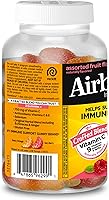 Vista 14 de Airborne 750mg Gomitas de vitamina C para adultos, gomitas de apoyo inmunológico con potentes antioxidantes, vitaminas C y E, sin cafeína - 2x63