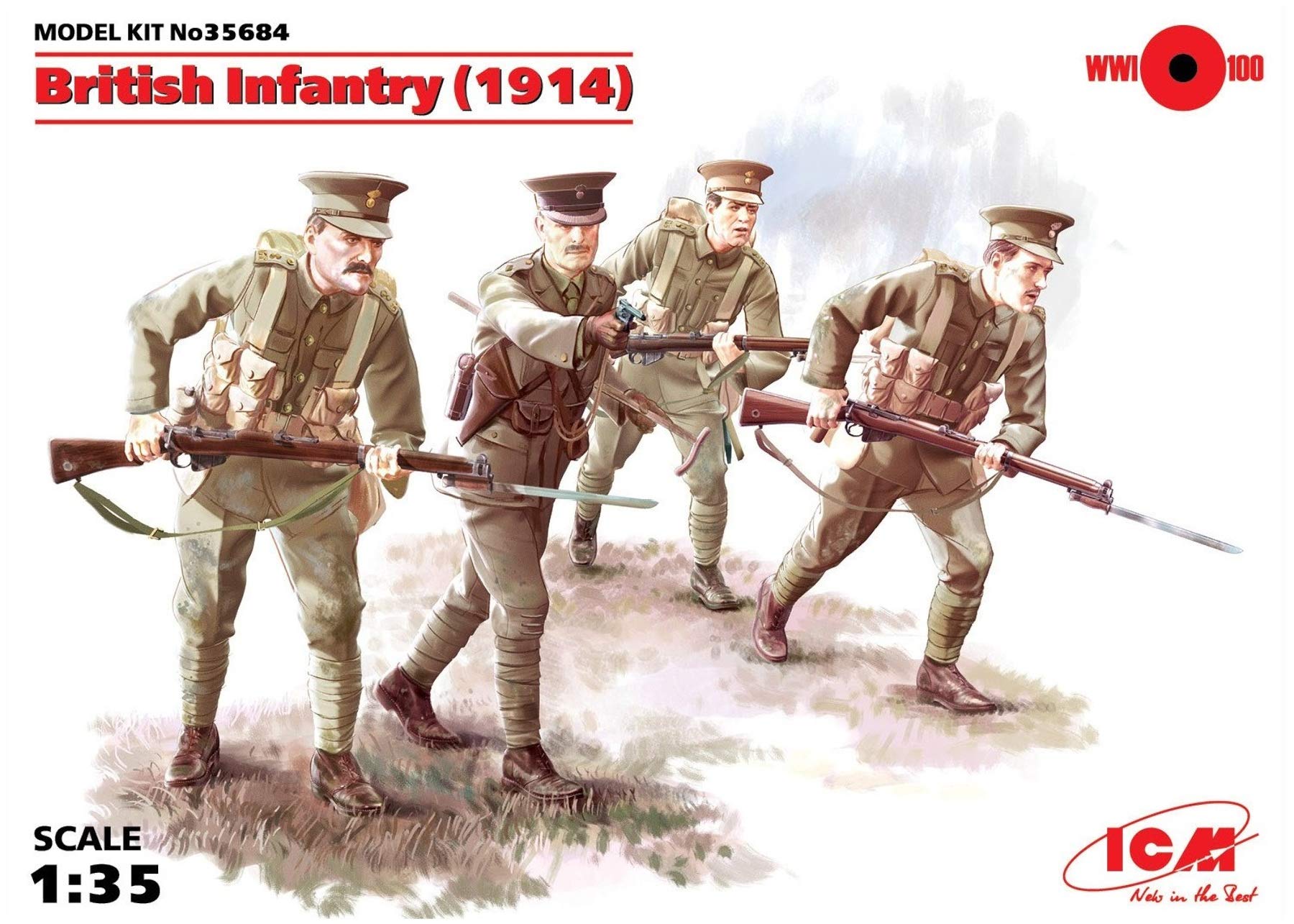 Amazon | ICM 1/35 第一次世界大戦 イギリス歩兵 1914