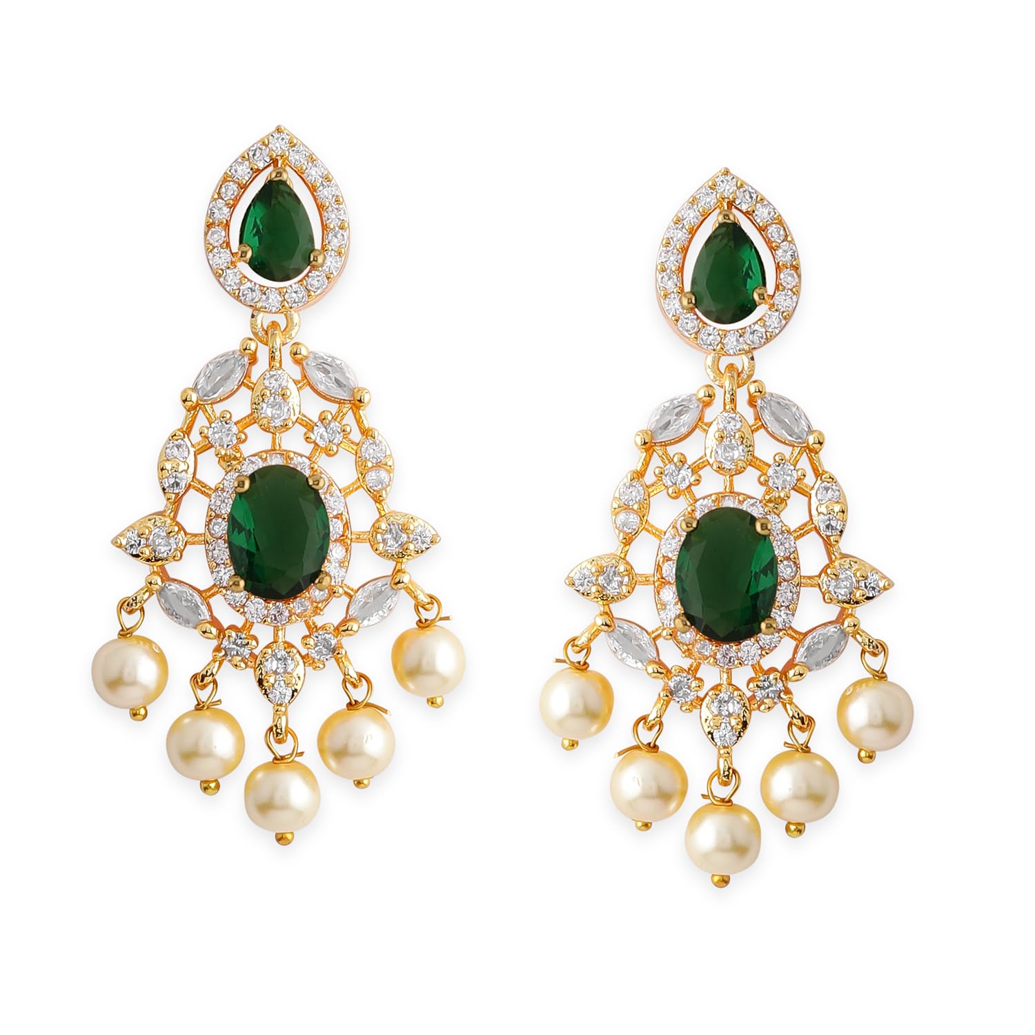 Handcrafted Drop & Chandelier Earrings for Women & Girls – Traditional, Wedding & Festive Wear Jewelry Collection-image-32