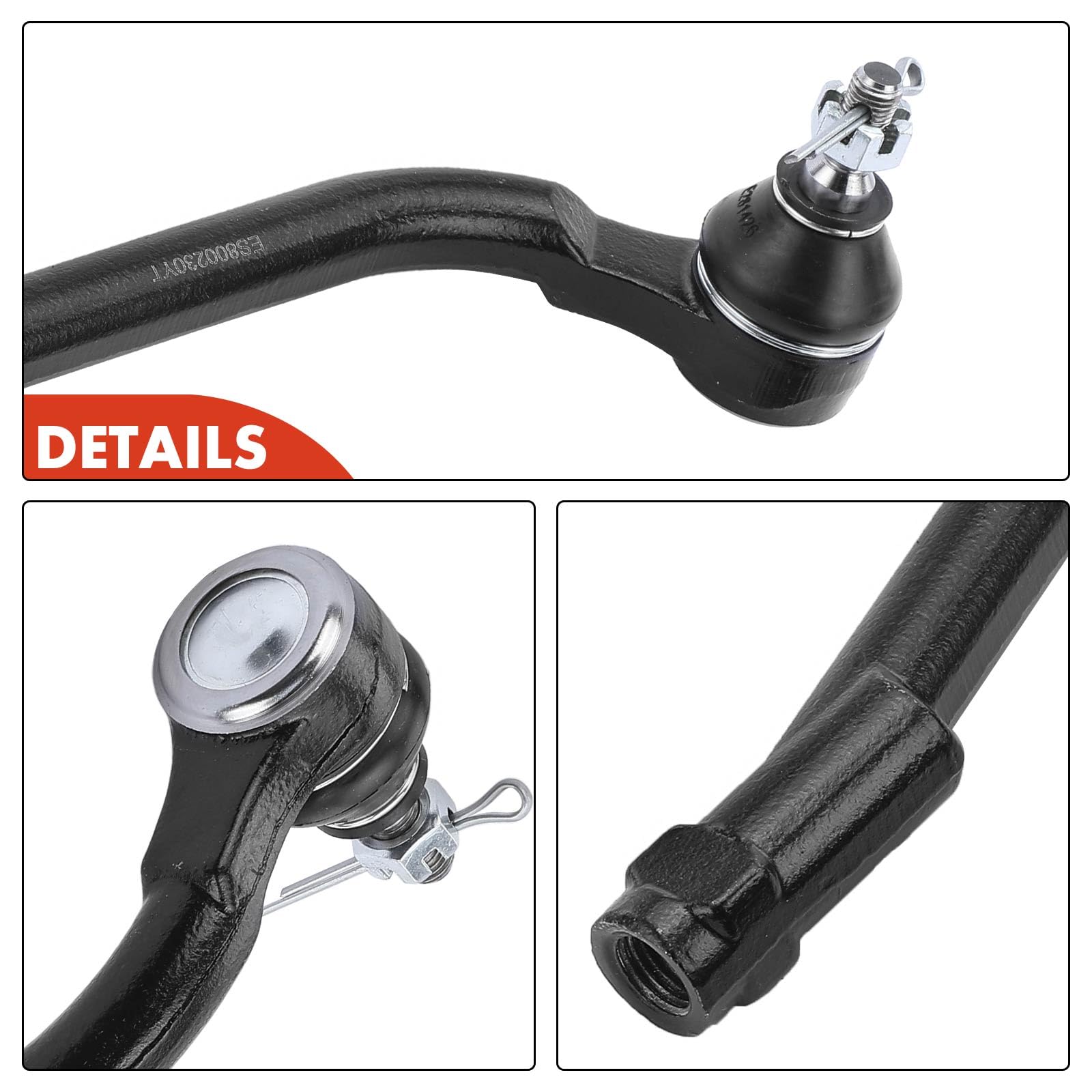 Frankberg 2x Rotules de barre de direction Avant gauche Droite | Compatible avec Elantra Berline HD 1.6L 2.0L 2006-2011 i30 FD 1.4L-2.0L 2007-2011 Remplacer# 568202H000