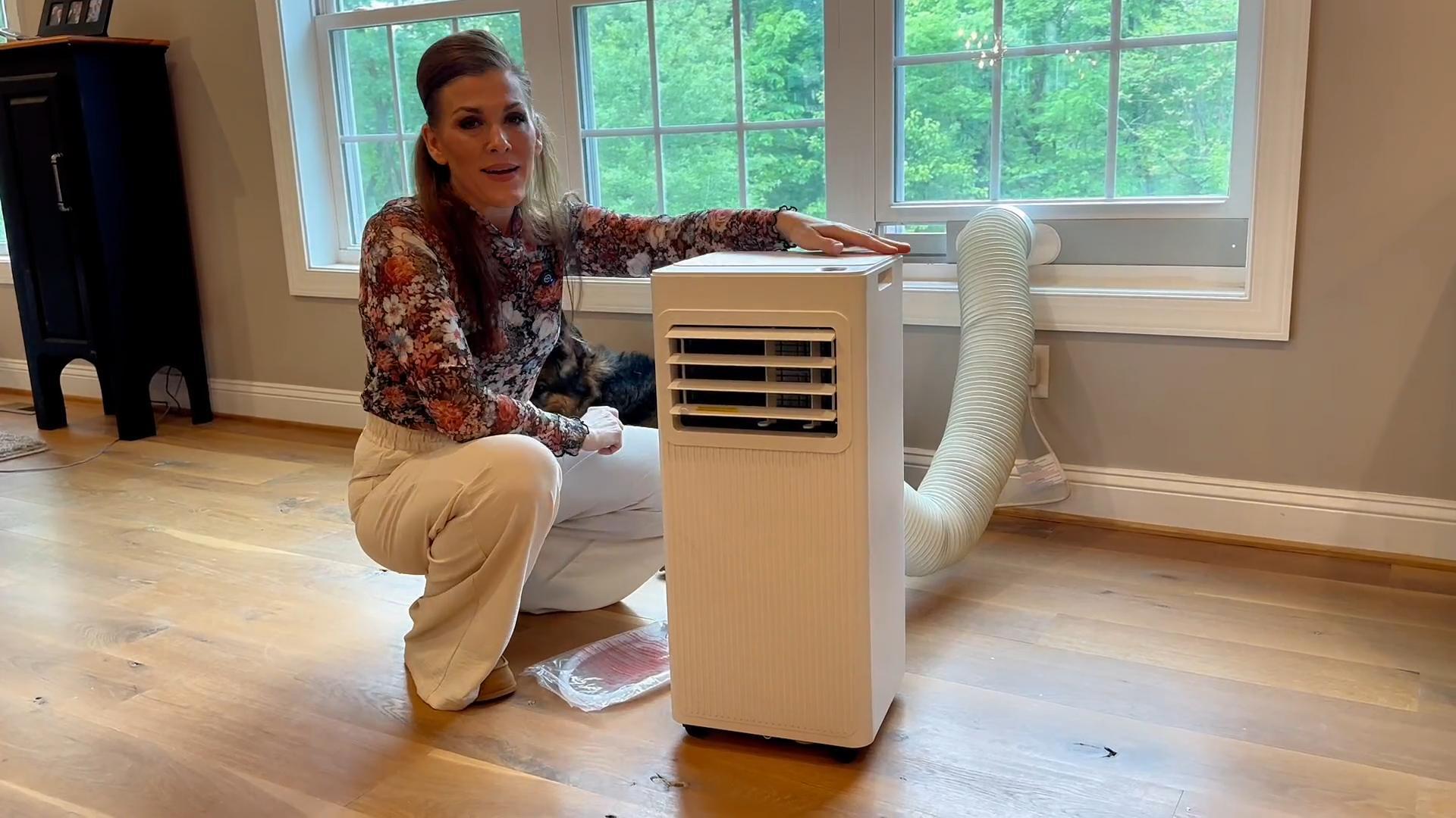 Image of 8000 BTU Portable Air Conditioners,Portable AC with Cool, Fan,Dehumidifier,Sleep,24H Timer,Quiet Cooling,Up to 350 Sq.Ft,Air Conditioner for Bedroom,Home,Office,Remote&Window Kit