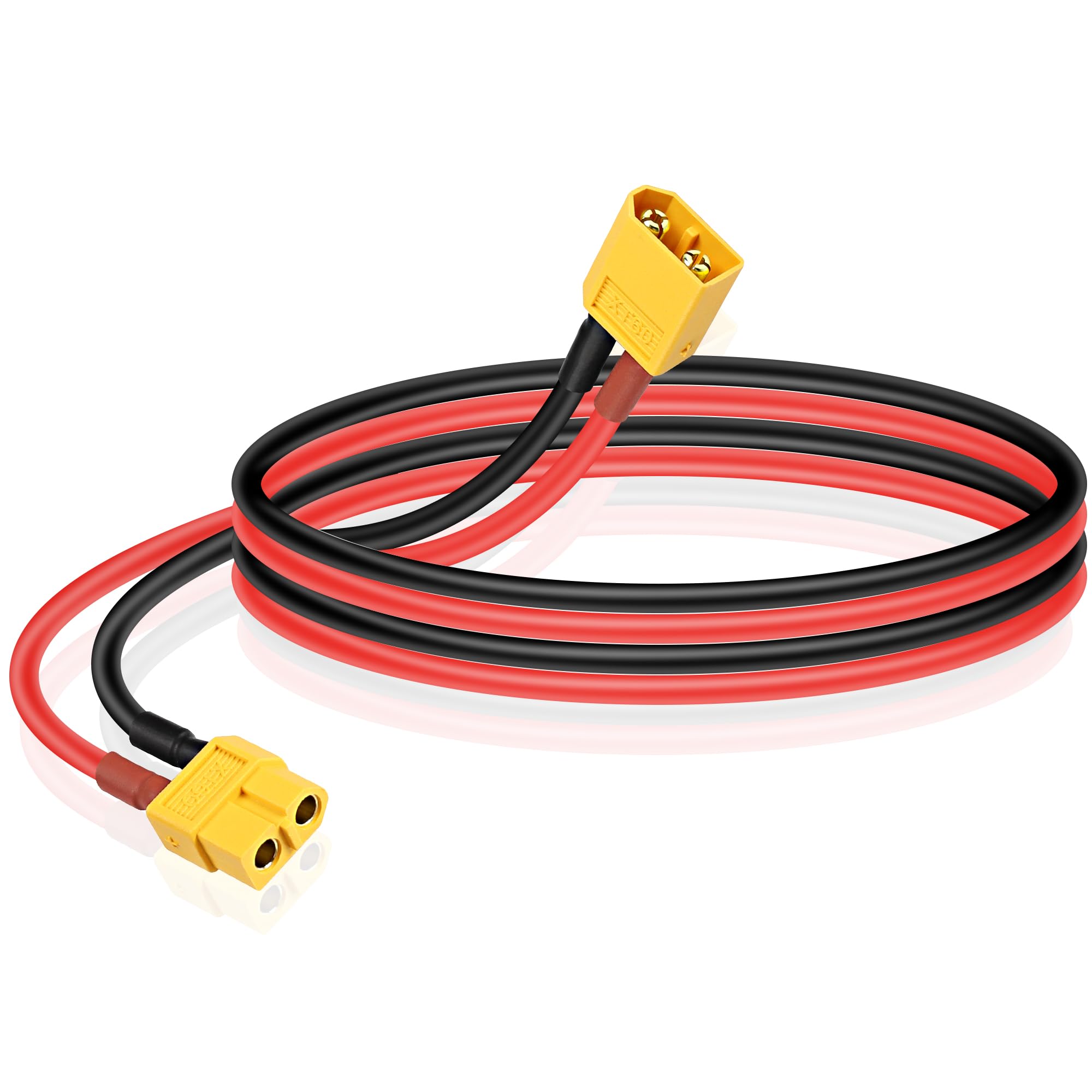 XT60 Câble d'extension XT60 femelle vers mâle pour batterie RC portable panneau solaire (1 m XT60 Câble d'extension XT60 femelle vers mâle pour batterie RC portable panneau solaire (1 m