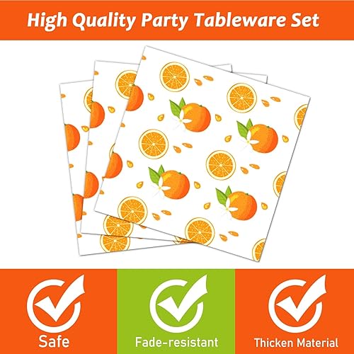 Vista 171 de gisgfim 96 Pcs Thanksgiving Fall Plates and Napkins Party Supplies Autumn Leaves Tableware Set Thanksgiving Pumpkin Maple Party Decorations Favors
