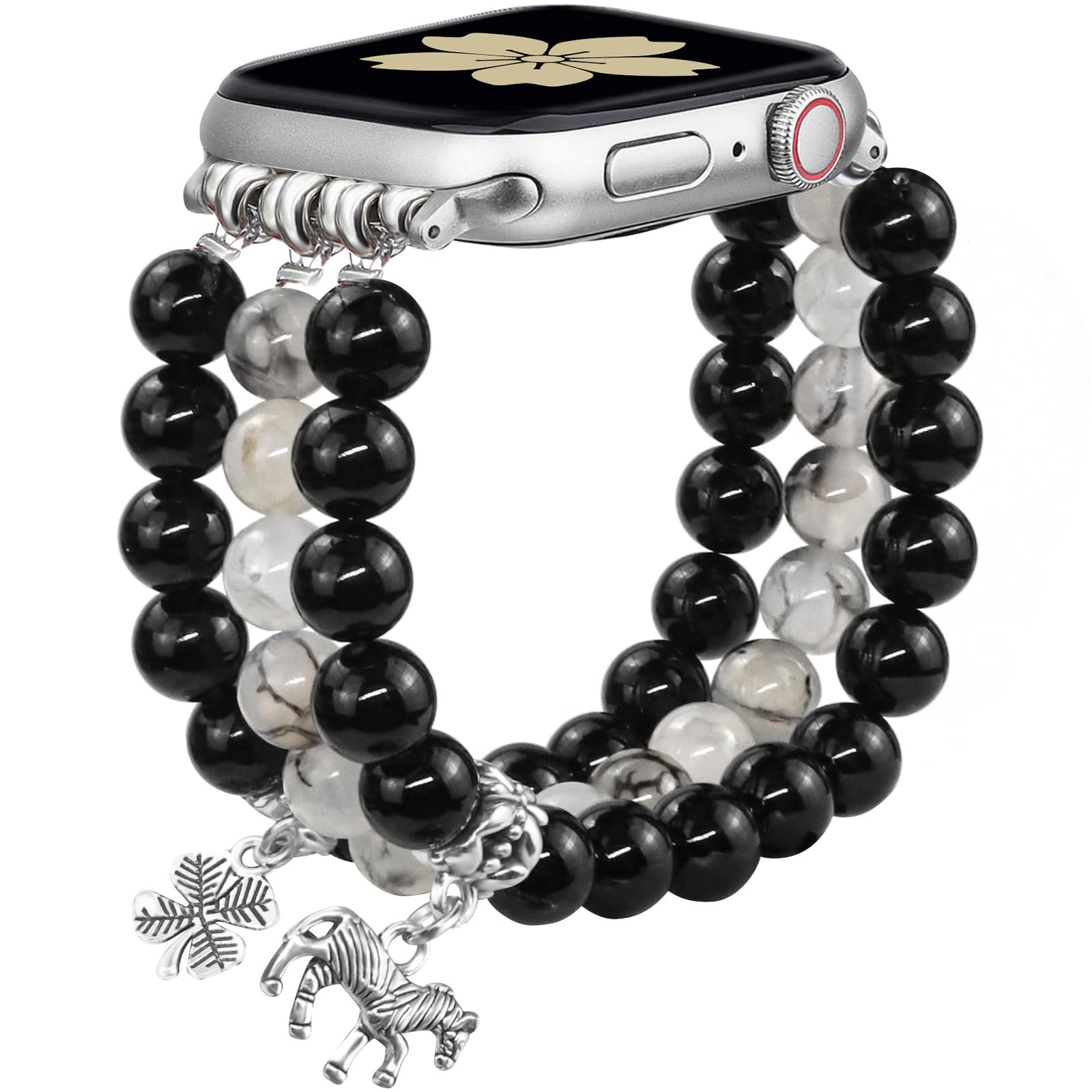 Photo 1 of Newlibery Beaded Watch Band for Apple Watch