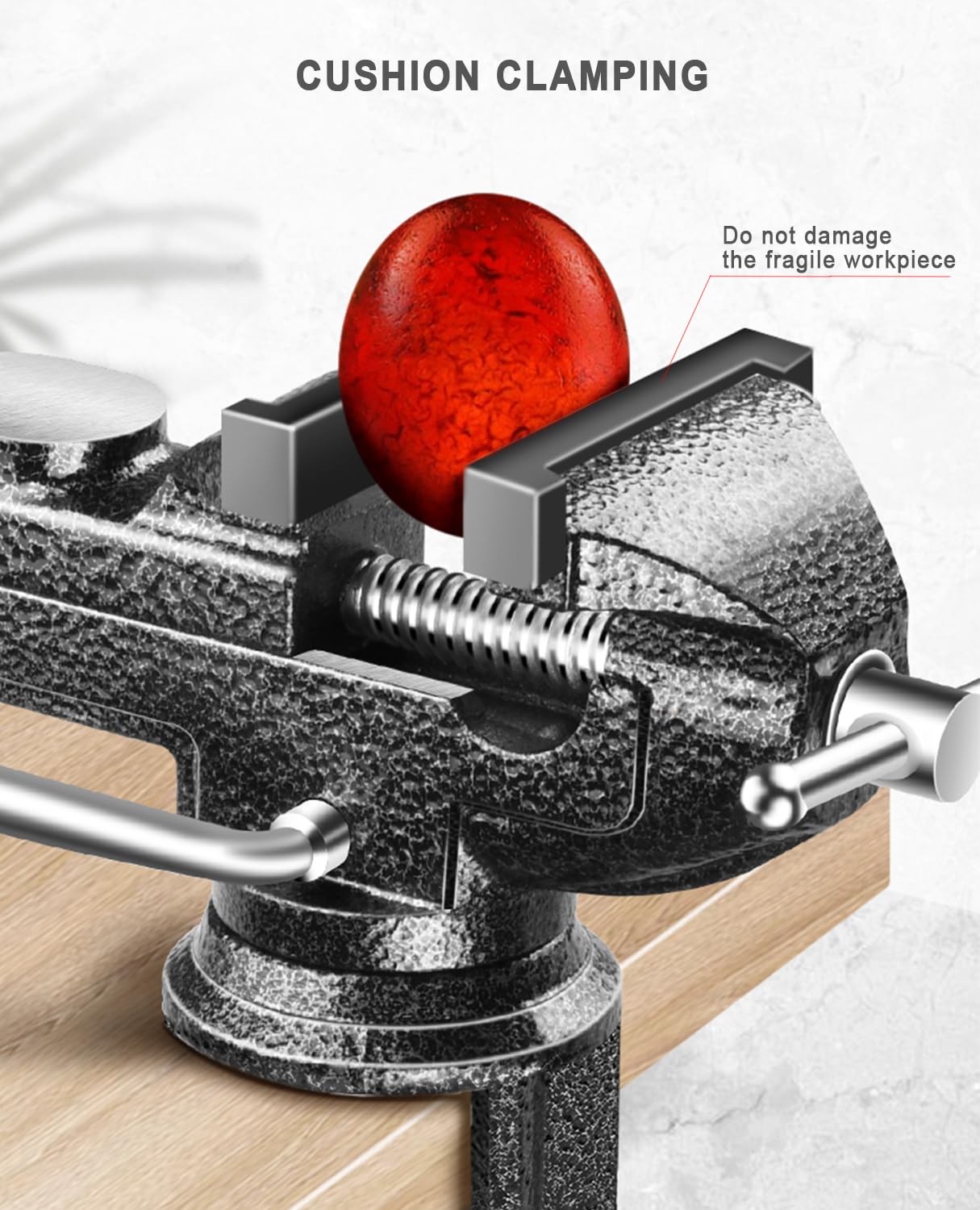 Etaux D établi, 80 Mm Pince Étau De Table Avec Base Pivotante à 360 Degrés, Etau Bricolage Outillage Etau Menuisier Pour Travail Du Bois Travail Des Métaux Perçage