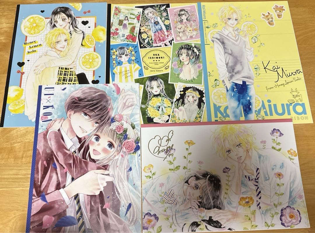 ハニーレモンソーダ　懸賞　スケッチブック Amazon.co.jp: ハニーレモンソーダ初×婚 ノート5冊セット
