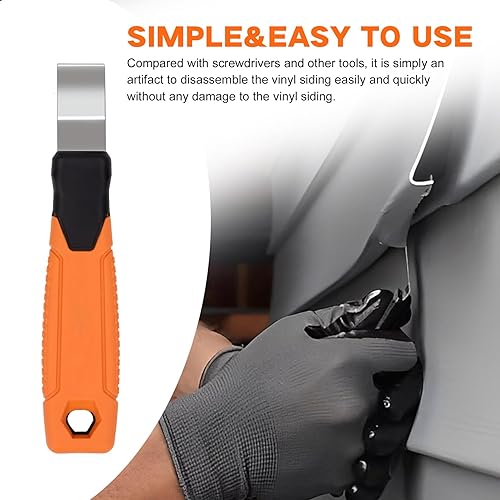 Miniatura 2 de Herramienta de extracción de revestimiento de vinilo con mango extra largo, mango de agarre antideslizante de vinilo de hoja de acero para
