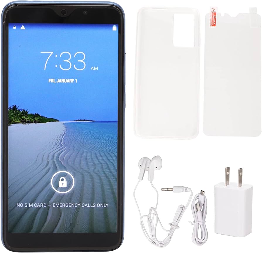 Amazon | ロック解除済み携帯電話、5.72 インチ 2GB RAM 16GB ROM