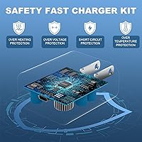 Vista 6 de Cargador rápido USB C de 45 W, cargador súper rápido de 45 vatios tipo C con cable de carga rápida Android de 6.6 pies para Samsung Galaxy S26