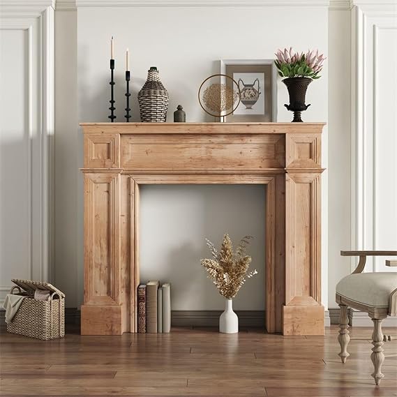 Narrow Console Table, Farmhouse Wooden Sofa Table Small Rustic Entryway Table for Hallway, Behind The Couch, Living Room, Foyer(39 Inch Table, Natural)