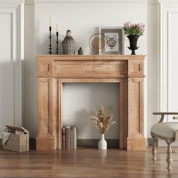 Narrow Console Table, Farmhouse Wooden Sofa Table Small Rustic Entryway Table for Hallway, Behind The Couch, Living Room, Foyer(39 Inch Table, Natural)