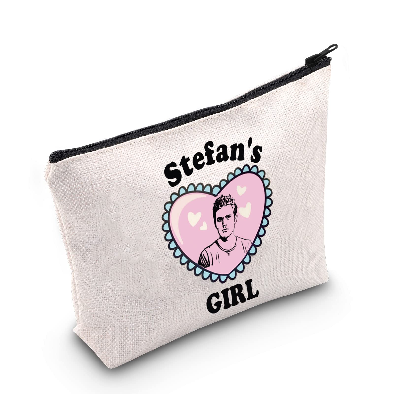 POFULL Stefan Fan Vampire Inspired Gift Stefan's Girl Cosmetic Bag The Originals Gift, Stef Girl bag