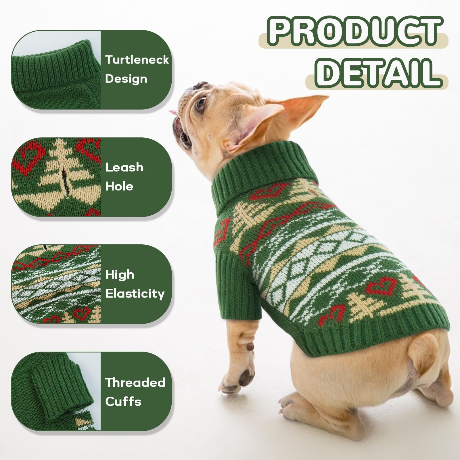 Dog Christmas Sweater - Image 4