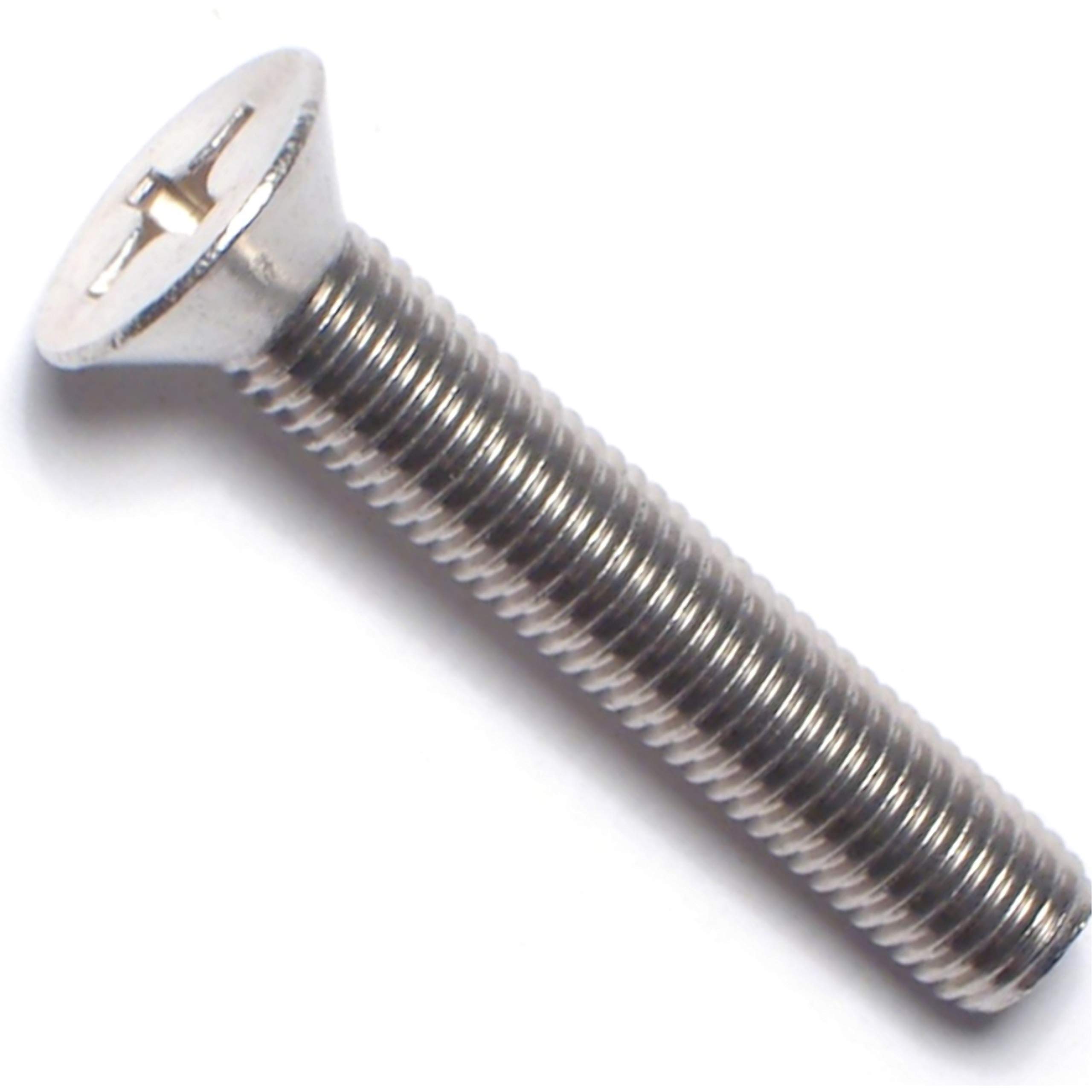 Hard-to-Find Fastener 1/4-28 X 1/2" Phillips Flat Machine Screws – Stainless Steel, Fine Thread, Pack Of 12