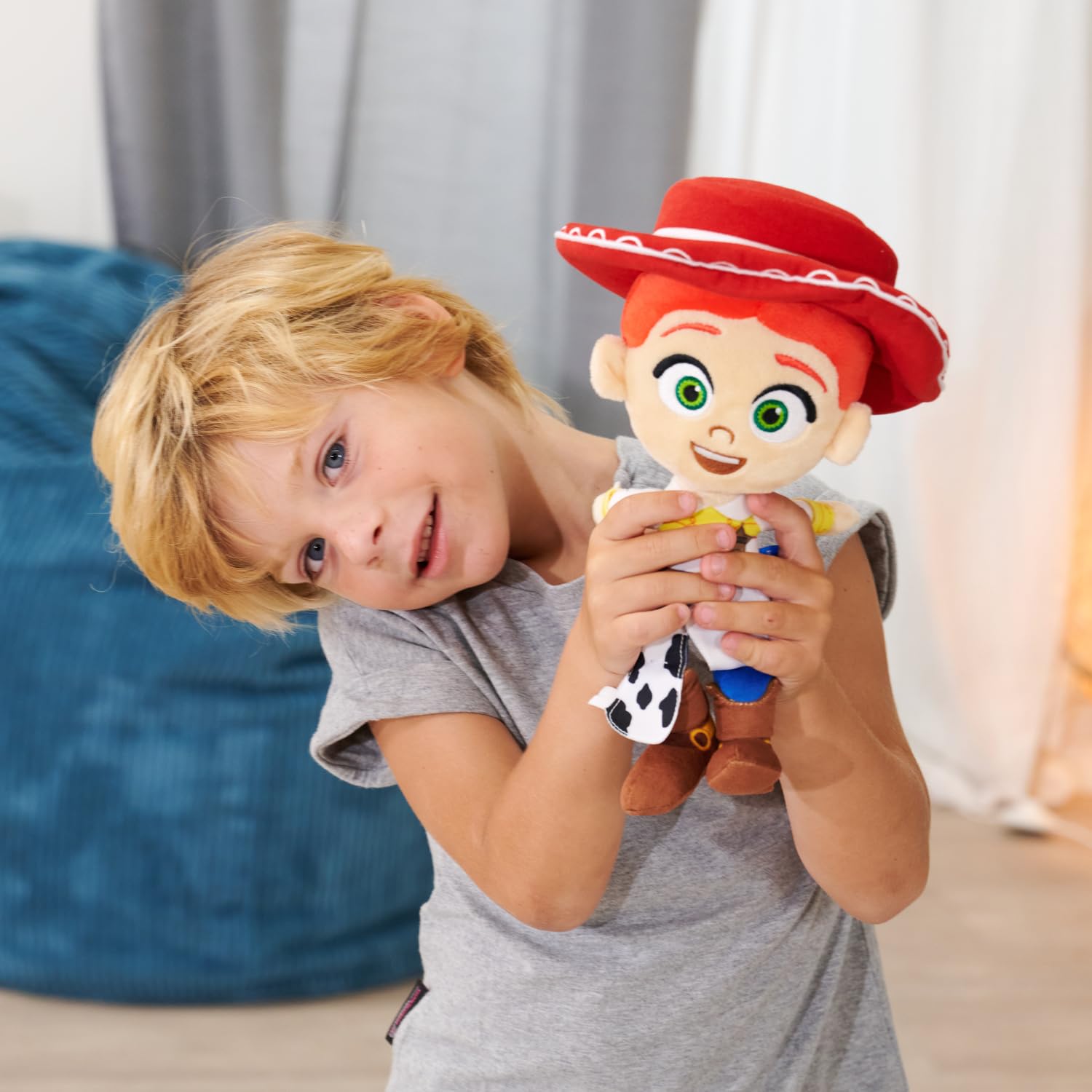 Disney Pixar Toy Story 5 Jessie pluszowa przytulanka (25 cm) z Toy Story, miękka pluszowa zabawka, pomysł na prezent dla dzieci i fanów, od 0 miesięcy