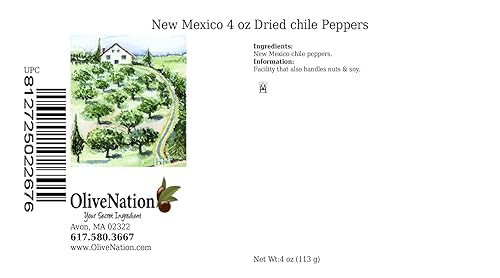 Miniatura 2 de OliveNation New Mexico Dried Whole chile Peppers - 8 oz.