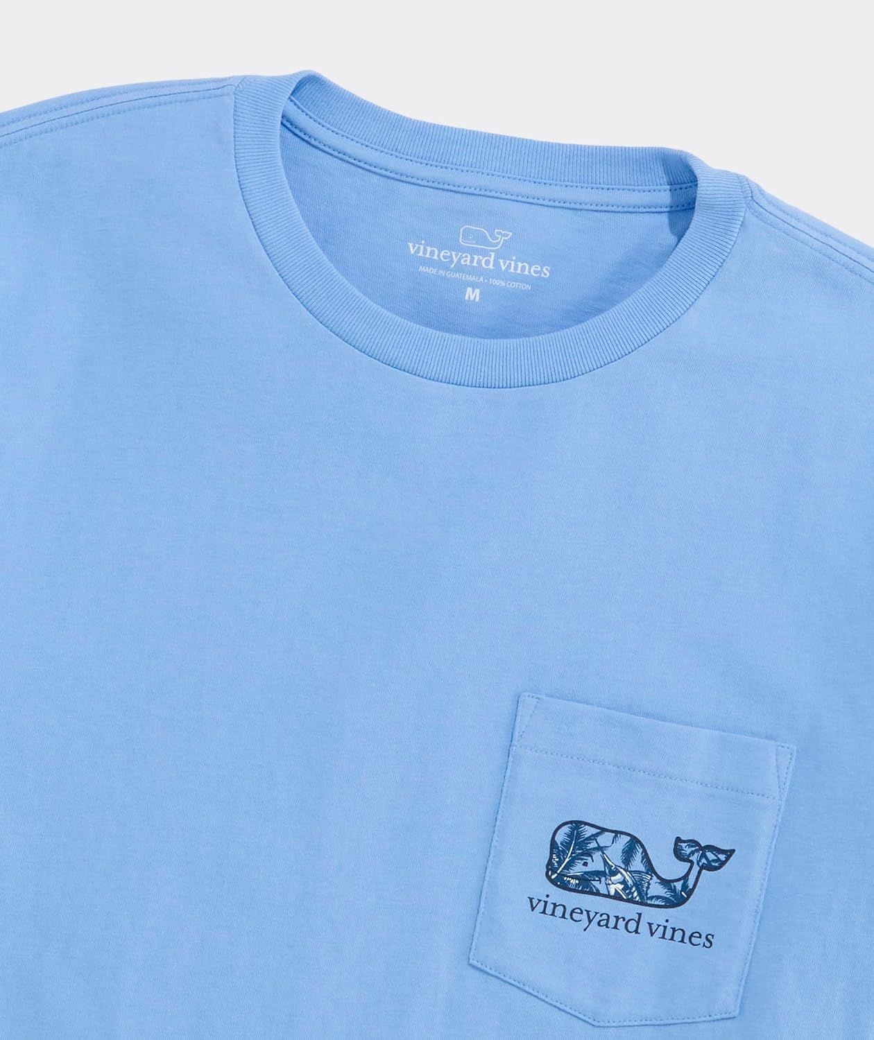 Vineyard Vines Men's Sport Fisher Palm Whale Fill Short-Sleeve Pocket Tee