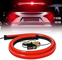 Vista 1 de Keiurot Led Third Brake Light Strip with Sequential Turn Signal, Double Flash Warning Light Flexible High Mount Stop Light Lamp Red Strip DC-12V