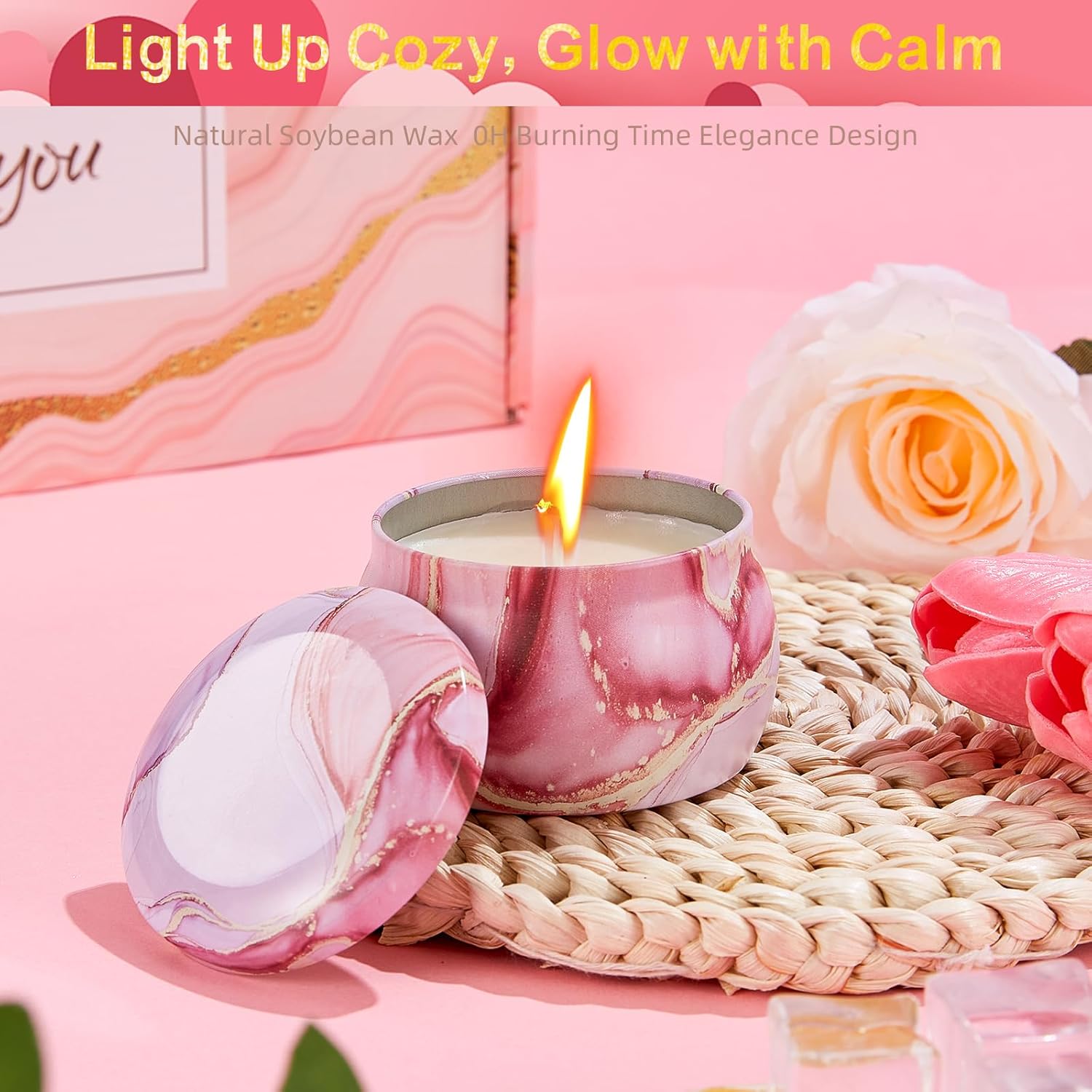 Birthday Gifts for Women - Luxury Self Care Gift Basket for Her, Mom, Sister, Bestied Coworker - Unique Spa Care Package with Flannel Blanket - Ideal for Mother's Day, Get Well Soon - Image 6