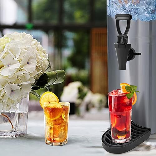 Miniatura 7 de 03260.0002 Kit de grifo de repuesto para dispensador de té helado, repuesto de espiga para urna de té, boquilla de té con tuerca de mariposa y