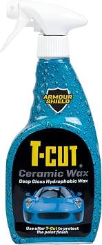 T-Cut Ceramic Wax 500 ml - Protection, Deep Gloss Enhancement, Silky Smooth Finish - Versatile Solution for Paintwork, Wheels, Rubber and Plastic Trim