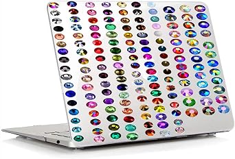 Bling Rhinestone Case Compatible with MacBook Pro 13 inch ModelsA1425 A15022015 2014 2013 2012 Release,Glitter Sparkle Diamond Case Fashion Luxury Shiny Crystal Hard Shell for Women Girls