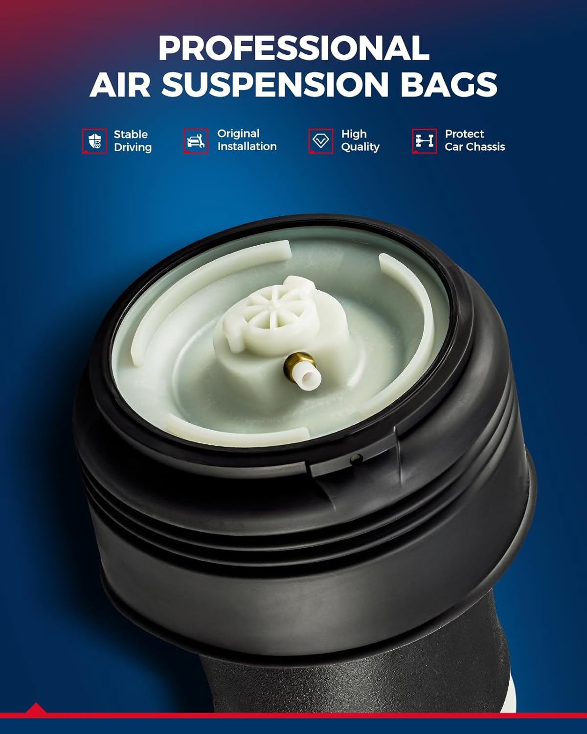 KAX Air Spring Kit Rear Left for Hyundai Equus 2011-2016, Load Support up to 5000lbs, OE Replacement, Easy Installation