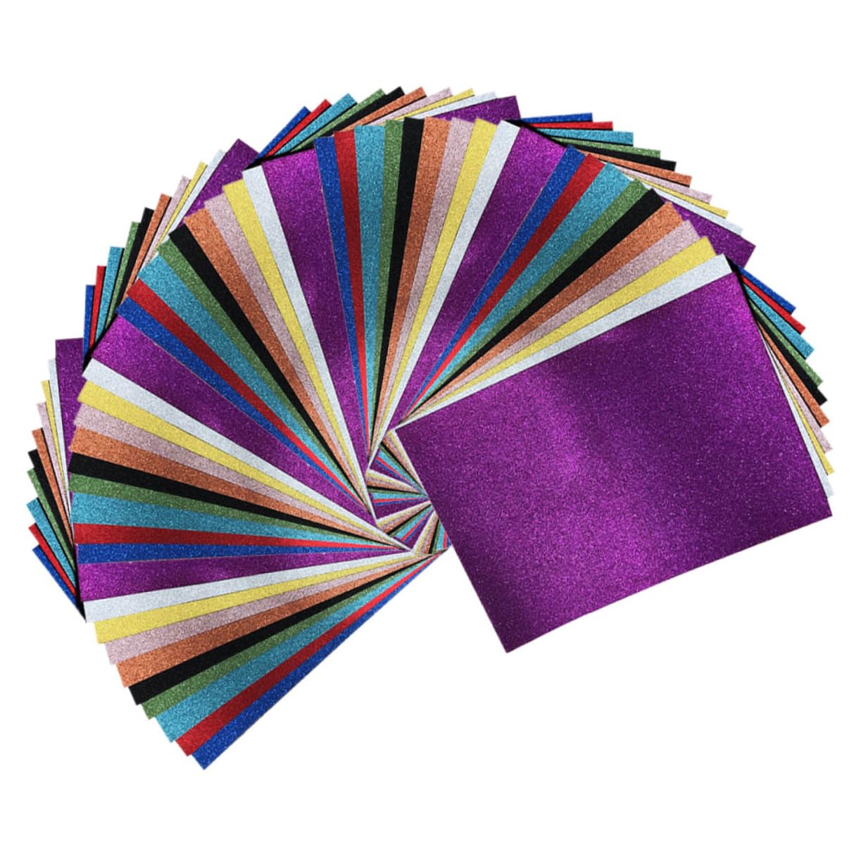 Cartoncino Glitterato A4 50 Pezzi in Glitter Paper per DIY