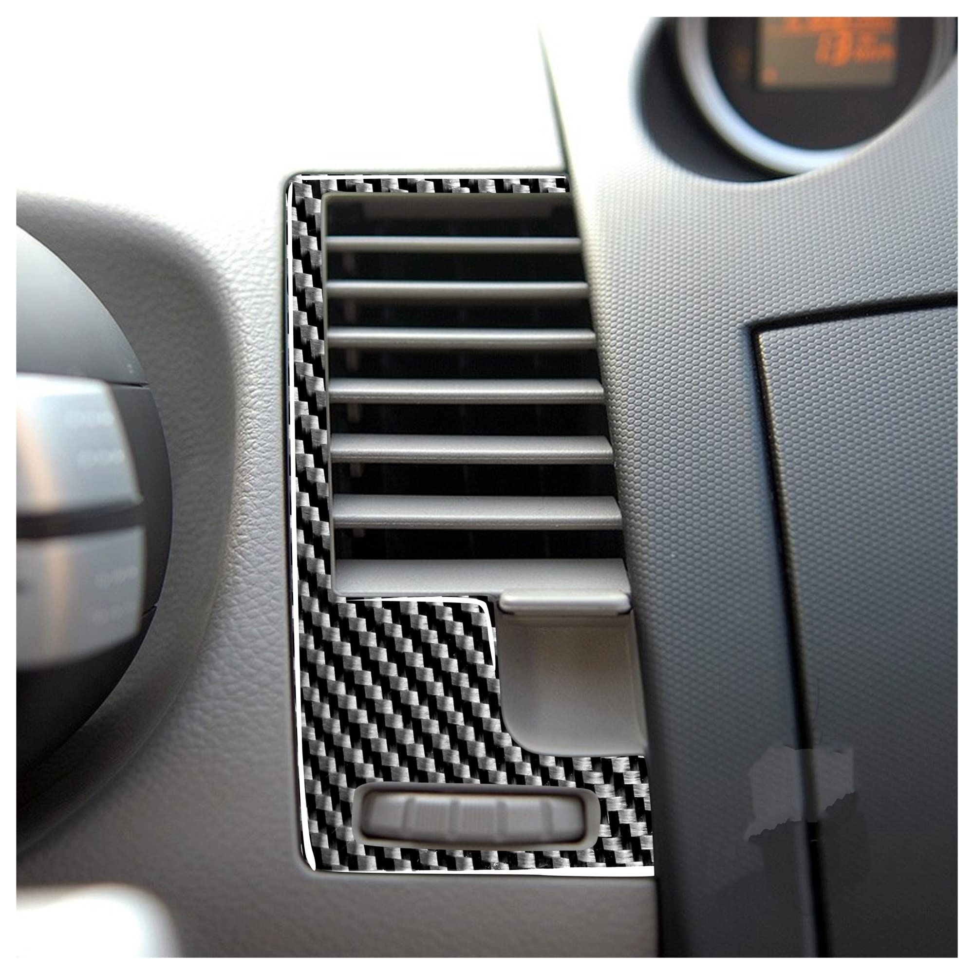 Pasuje do Nissan 350Z 2003-2009 z włókna węglowego centralna klimatyzacja samochodowa odpowietrznik wylotowy dekoracyjna osłona wykończenia Auto akcesoria do wykończenia straż zestawy naklejek